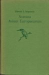 Jörgensen, Harriet I. - Nomina Avium Europaearum Jörgensen, Harriet I. - Nomina Avium Europaearum