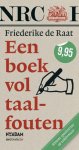 Raat, Friederike - Raat, Friederike-Een boek vol taalfouten