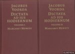 Voorda, Jacobus & Martgaret Hewett (transcribed, edited and translated into English by) - Jacobus Voorda. Dictata ad ius hodiernum. Lectures on the contemporary law given by Jacobus Voorda 1698-1768 at the University of Utrecht (2 volumes)
