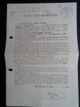  - Acte van Beleening, Fl 2000,-
