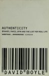 David Boyle 54984 - Authenticity Brands, fakes, spin and the lust rol real life