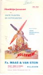  - Handelsprijscourant van vaste planten en rotsplanten 1964-1965 Fa. Maas & van Stein, Hillegom, 'Molenwerf'.