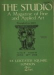 Geoffrey Holme [edit.]. - The studio. A magazine of fine and applied art. Vol. 89. Nr. 387.