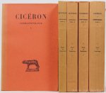 CICERO, MARCUS TULLIUS - Correspondance. Texte établi et traduit par L.A. Constans. 5 volumes. CICERO, MARCUS TULLIUS - Correspondance. Texte établi et traduit par L.A. Constans. 5 volumes.