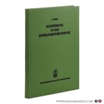 Berg, Lothar. - Einführung in die Operatorenrechnung. Mit 35 Abbildungen. Zweite, erweiterte und ergänzte Auflage.
