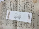  - FARNESE; PARMA; DE TOURNON --- Letter from Octave Farnese, duc de Parme to Cardinal de Tournon, dated 17 November 1551/Brief van Octave Farnese, duc de Parme, d.d. Parma 17-11-1551, aan de kardinaal de Tournon te Venetie