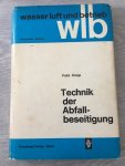 Feld Knop - wasser luft und betrieb technik der abfallbeseitigung, band 2