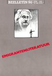 Diepstraten, Johan - Bzzlletin 94 Emigranten-literatuur