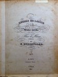 Burgmüller, Frédéric: - Heures de loisir. 12 mélodies favorites faciles et soigneusement doigtées pour le piano. Op. 35. [No. 1 - 3]. 2e druk