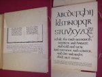 Johnston, Edward - Manuscript and inscription letters, For schools and Classes and for the use of craftsmen. with 5 plates by A.E.R. Gill (Portfolio No. 2, 'School copies and examples')