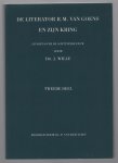 Wille, J. - De literator R. M. van Goens en zijn kring : studien over de achttiende eeuw - 2e deel