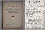 DJAJADININGRAT, RADEN AR IO HOESEIN (et al, eds.), - Djawa. Tijdschrift van het Java-Instituut. 5e jaargang, aflevering 5 (October 1925).