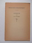 Breen, Leo van. - Poëties Manifest. Verzen van Leo van Breen.