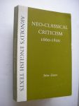 Simon, Irene, ed. - Neo-Classical Criticism 1660-1800