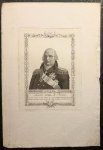 Deronant - [Antique print, lithography, 19th century] Portrait of Louis XVIII (Lodewijk de 18e, 1755-1824), le Désiré, made by Deronant, 1 p.