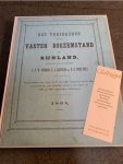 Conrad, J.F.W./L.A. Reuvers/T.J. Stieltjes; - Het verzekeren van een vasten boezemstand aan Rijnland, beschouwd door de ingenieurs J.F.W. Conrad, T.J. Stieltjes en L.A. Reuvens. Beantwoordig eener vraag van de vereenigde vergadering van het Hoogheemraadschap, naar aanleiding van het in de...