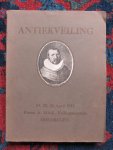  - Catalogus ANTIEKVEILING 24, 25, 26 april 1917
