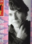 Verhulst, Dimitri - Hardkartonnen leporello, 5 kartons (aan beide zijden bedrukt), waarop reclame voor de boeken van Dimitri Verhulst t.g.v. de Boekenweek 2015.