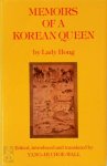 Hyegyŏnggung Hong Ssi - Memoirs of a Korean Queen