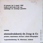 Brattinga-Kooy, Willemijn & Pieter Brattinga (ontwerp) - Afdrukken van houten letters uit de verzameling van Kelly Brattinga-Kooy, Willemijn & Pieter Brattinga (ontwerp) - Afdrukken van houten letters uit de verzameling van Kelly