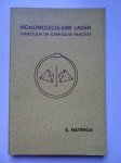 Havinga, E.. - Monomoleculaire lagen; structuur en chemische reacties. Havinga, E.. - Monomoleculaire lagen; structuur en chemische reacties.