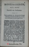 Goodwin, Thomas [1600 - 1680] - Moses en Aäron. Ofte Burgerlycke, En Kerckelycke Gewoonten, Gebruyckt by den ouden Hebreen, waergenomen en wijtlopig ontdeckt tot verklaringe van vele duystere Texten door de gntsche Schrifture. Welcke Texten in 't eynde van 't Boeck daer by g...