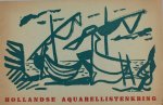  - Tentoonstelling hollandse aquarellistenkring met Franse invite's, SM Amsterdam 19 maart - 19 april 1948.