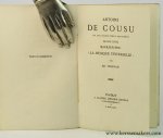 Thoinan, Er. - Antoine de Cousu et les singulières destinées de son livre rarissime: "La Musique Universelle".