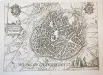 Lodovico Guicciardini (1521-1589) - [Antique print, cartography] Mechelen, published ca. 1610.