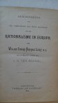 Lecky William Edward Hartpole - Geschiedenis van de opkomst en den invloed van het  Rationalisme in Europa