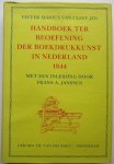 Cleef, Pieter Marius van en Janssen, F.A.(inleiding) - Handboek ter beoefening der boekdrukkunst in Nederland. Voorafgegaan […] Reprint 974