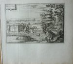 Blaeu, Joan - Lessines. Originele gravure