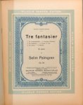 Palmgren, Selim: - Tre fantasier för piano. Op. 82