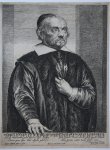 Maarten van den Enden (1605-1673), after Jan Lievens (1607-1674) - [Antique print, engraving] Daniel Heinsius, published 1639.