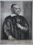 Maarten van den Enden (1605-1673), after Jan Lievens (1607-1674) - [Antique print, engraving] Daniel Heinsius, published 1639.