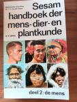 Van der Steen, dr. J.C. - Sesam handboek der mens- dier- en plantkunde, deel 2: de mens