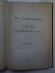 Stähelin, Felix. - Der Antisemitismus des Altertums in seiner Entstehung und Entwicklung.