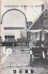  - Adresboek Koog a.d. Zaan