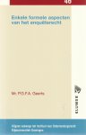 P.G.F.A.Geerts - Enkele formele aspecten van het enquêterecht. Diss.