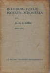 Emeis ,M.G - Inleiding  tot de Bahasa Indonesia