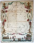  - [Nieuwjaarswensch / New Year Wishes, 1773] Hendrikje Ipelaar. Wish card for New Year, dated 1773, 1 p.
