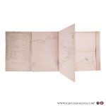 (Chavroches) - Departement de l'Allier. Arrondissement de Lapalisse.Commune de Chaveroches. Plan des chemins et relais de chemins que la commune désire aliéner. Échelle de un à 2500 mètres.