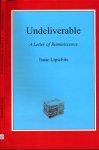Lipschits, Isaac - Undeliverable: A letter of reminiscence Lipschits, Isaac - Undeliverable: A letter of reminiscence