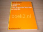 B. van den Berg - Inleiding tot de Middelnederlandse syntaxis
