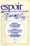 - Espoir Revue de l'Institut Charles de Gaulle n° 80 - Espoir Revue de l'Institut Charles de Gaulle n° 80