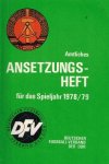  - Amtliches Ansetzungsheft Spieljahr 1978/79