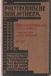 Sirag, M. - Bouwmaterialen