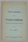 Felix Ortt - Over de beteekenis der vivisectie in Nederland gedurende het vijfjarig tijdvak 1899-1903
