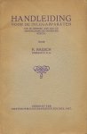 Rausch, P. - Handleiding voor de inlegapparaten die in gebruik zijn aan de Amsterdamsche Grafische School.