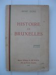 Dons, René - Histoire de Bruxelles. Dons, René - Histoire de Bruxelles.